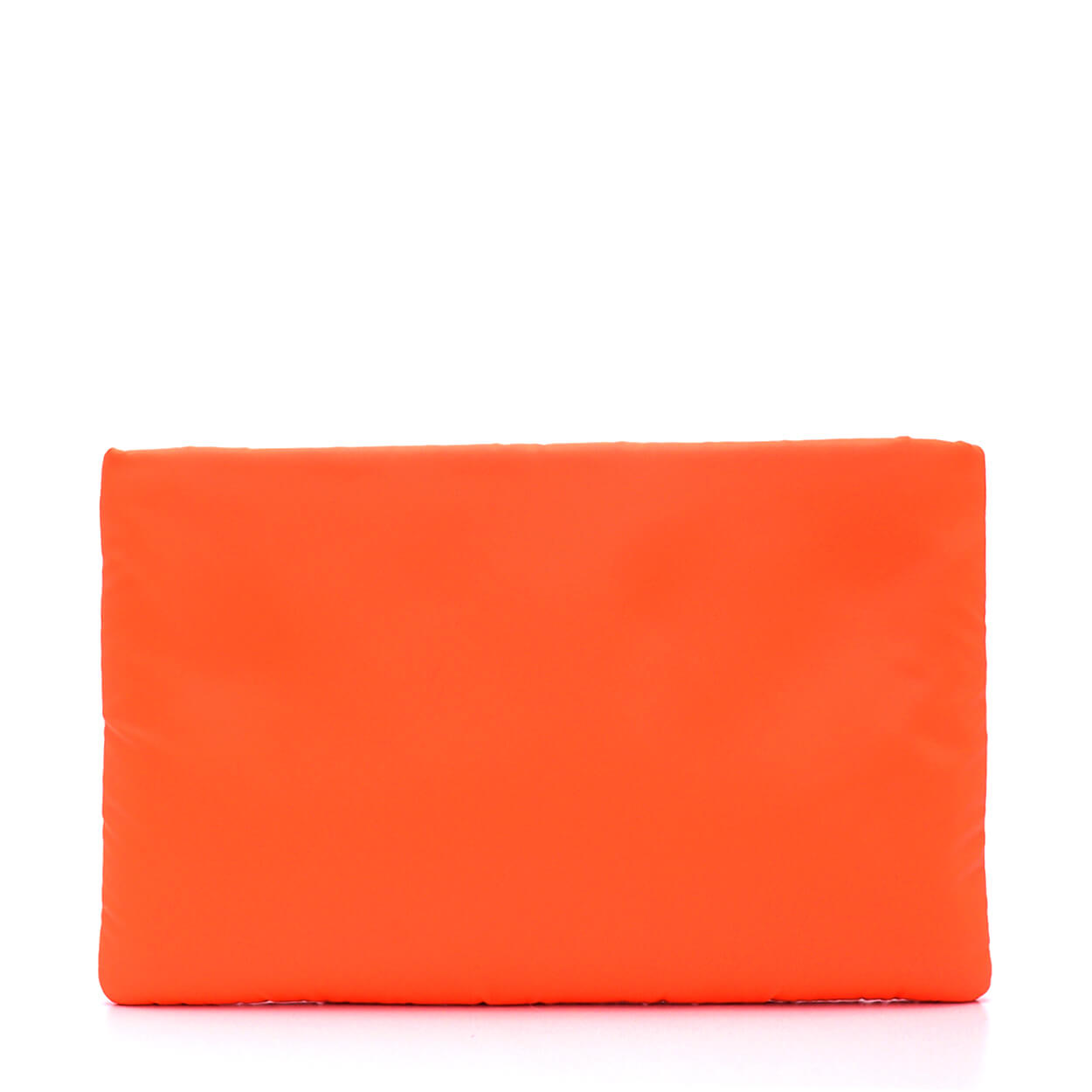 Prada - Neon Orange Re Nylon Puffer Medium Messenger and Clutch